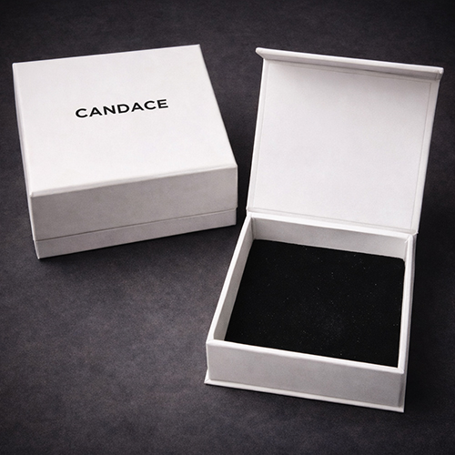 White Magnetic Jewelry Box