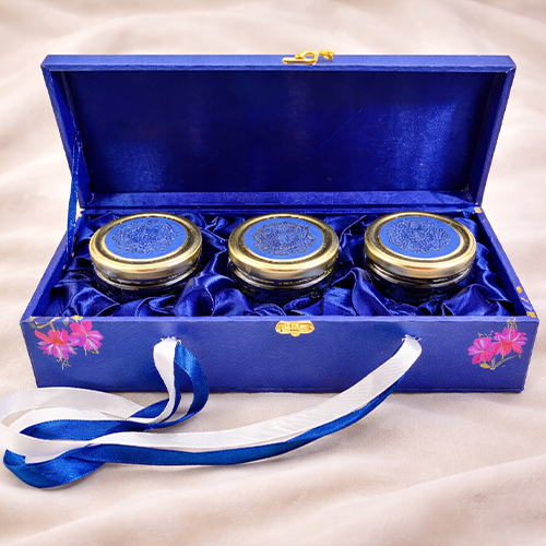Luxury 3-Jar Wedding Gift Box